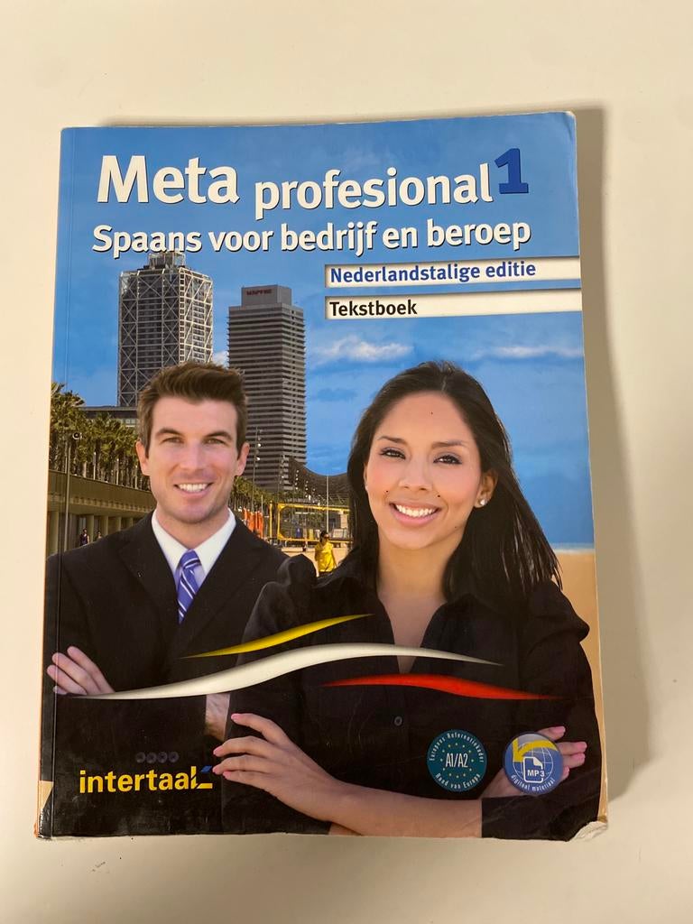 Meta profesional 1 Spaans tekstboek nette staat, Boeken, Ophalen of Verzenden, Beta, Zo goed als nieuw