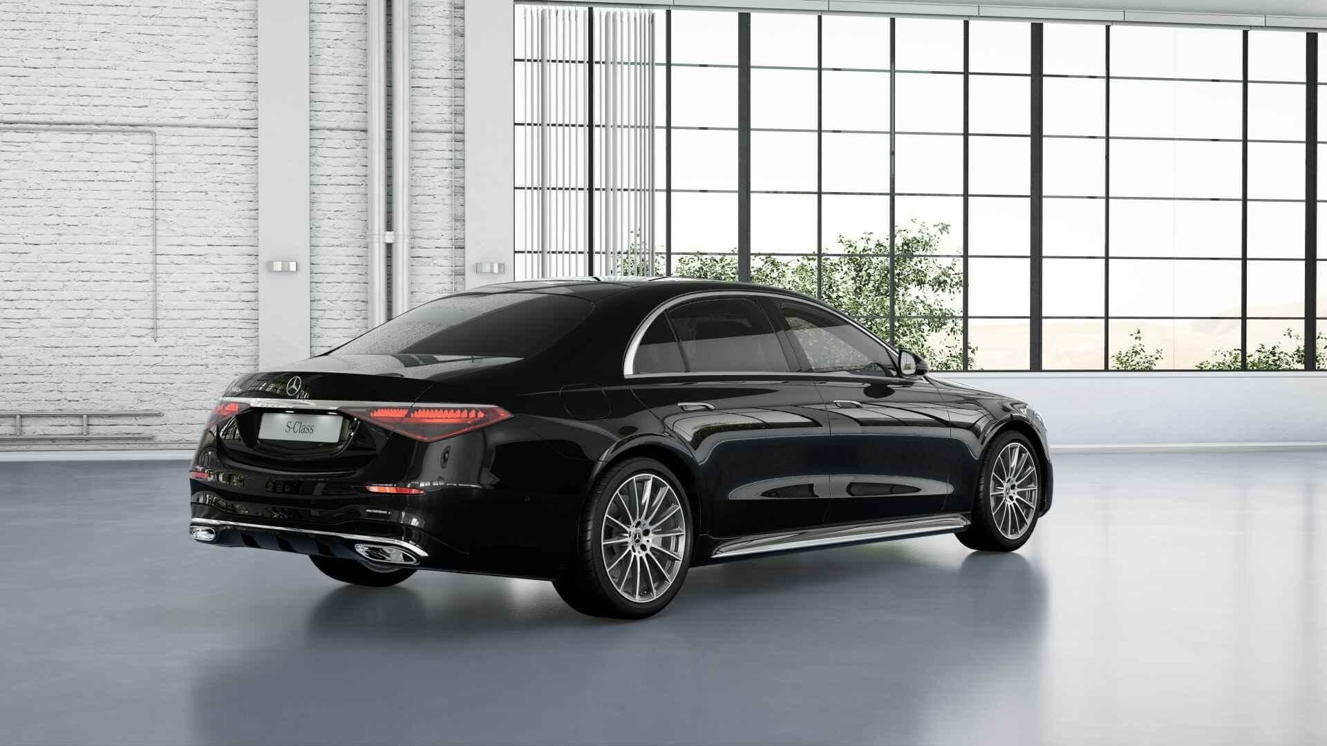 Mercedes-Benz S-klasse 580 e Lang AMG Line | Digital Light |, Auto's, Automaat, Achterwielaandrijving, 510 pk, Zwart