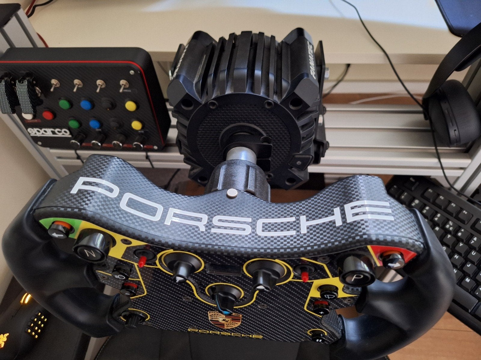 Fanatec DD Pro + 8nm boost kit + McLaren v2 wiel, Ophalen of Verzenden, Zo goed als nieuw, Fanatec