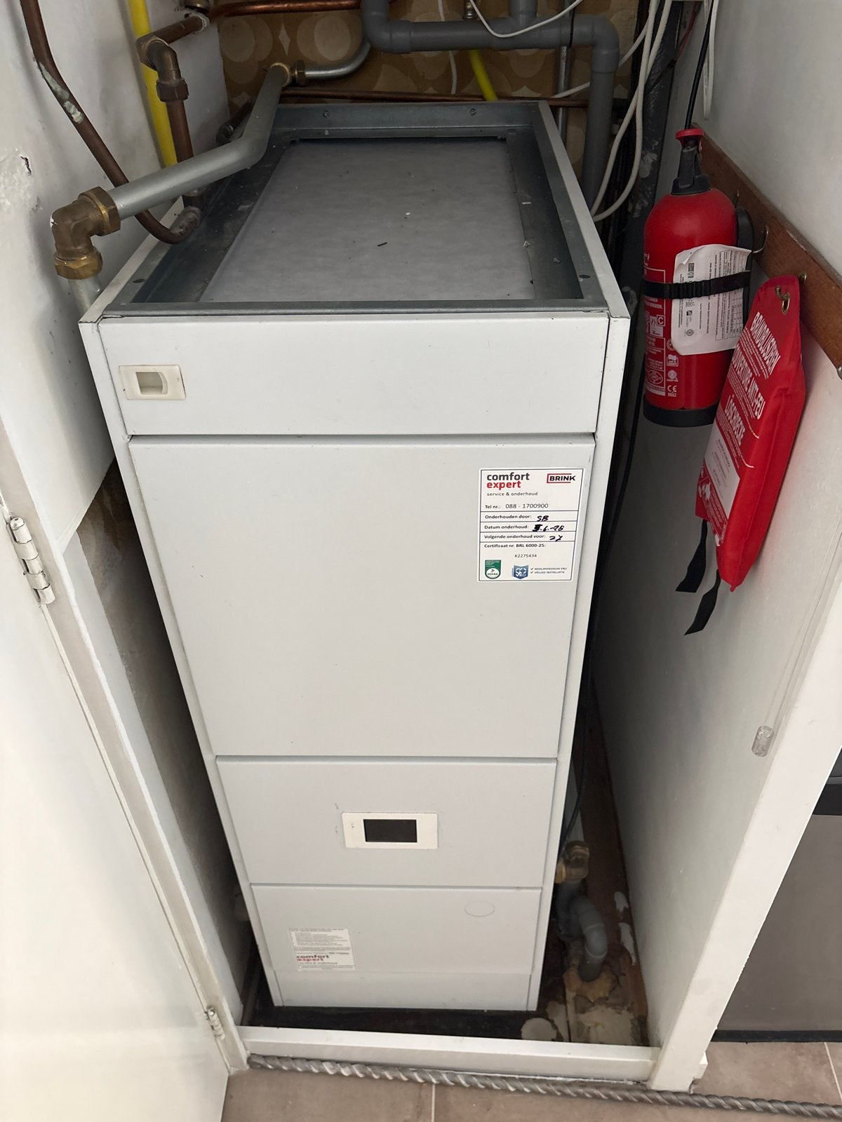 Multicalor MCEE20 luchtverwarmer met Honeywell thermostaat, Ophalen, Gebruikt, Overige typen, Minder dan 60 cm