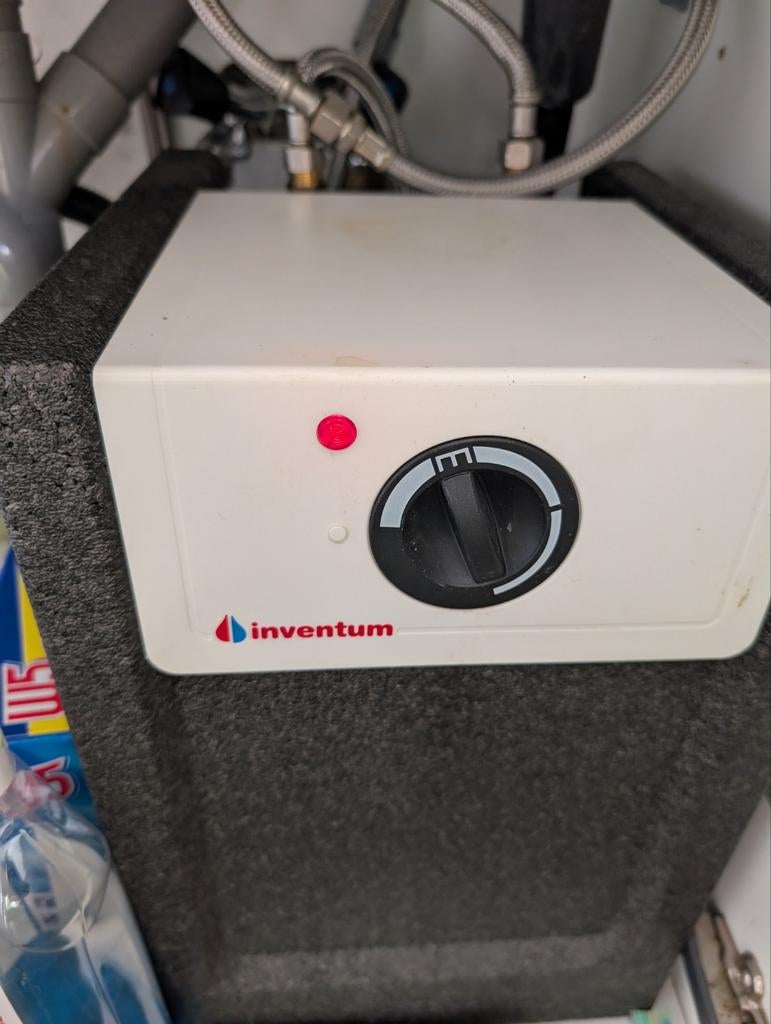 Inventum Heet water boiler met RVS Kraan - Direct Heet Water, 2 liter of meer, Ophalen, Gebruikt, Rvs