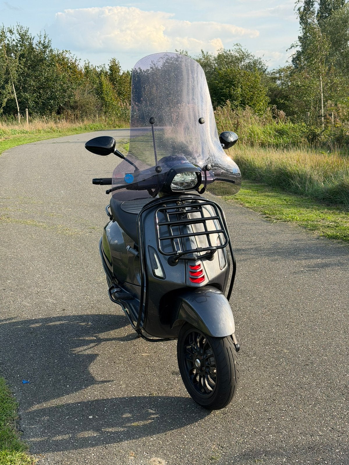 Vespa sprint | agraat grijs | 2018 | euro 4 | 22.150 km, Fietsen en Brommers, Ophalen, Vespa, Vespa, Maximaal 45 km/u