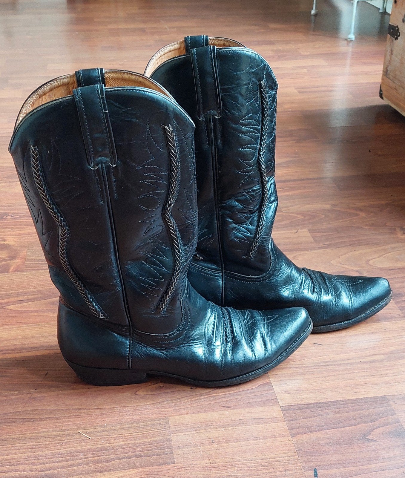 Cowboy laarzen. zeer stevig leer maat 43, Ophalen, Zwart, Boots, Taft schoenenwinkel