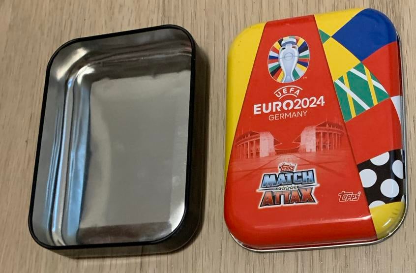 Topps Match Attax UEFA EURO 2024 Blikje met Kaarten, Ophalen of Verzenden, Zo goed als nieuw