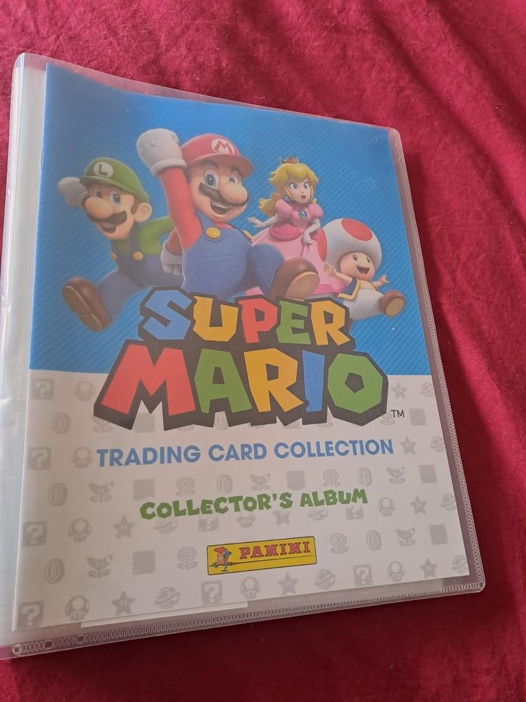 Super mario trading cards, Ophalen of Verzenden, Zo goed als nieuw, Meerdere kaarten, Foil