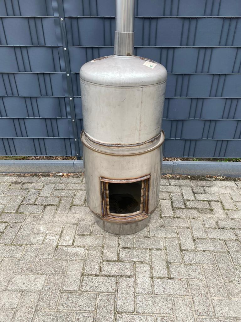 60000 Liter RVS Houtgestookte Zwembadkachel –, Tuin en Terras, Zwembad-toebehoren, Verzenden, Verwarming