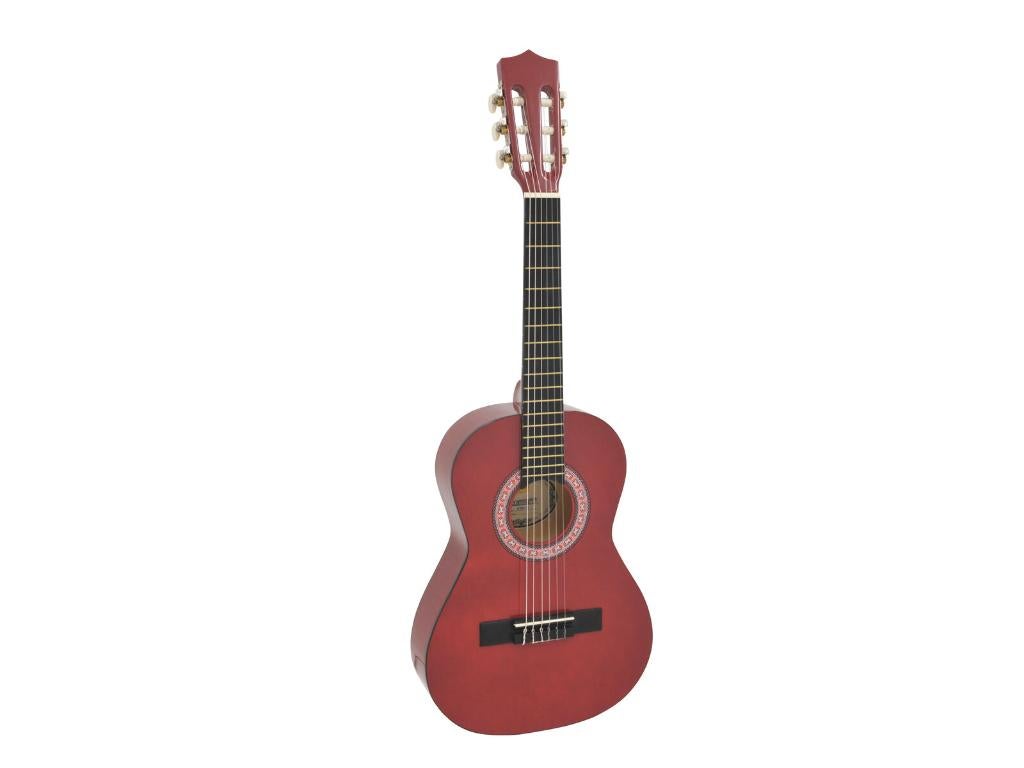 DIMAVERY AC-303 Classical Guitar 1/2 red, Muziek en Instrumenten, Instrumenten | Toebehoren, Nieuw, Akoestische gitaar, Ophalen of Verzenden