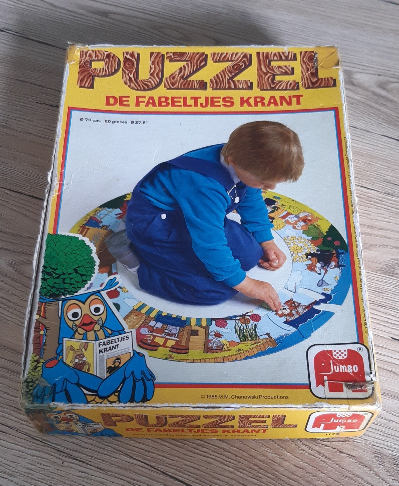 Jumbo Puzzel De Fabeltjeskrant - Vintage Kinderpuzzel, Kinderen en Baby's, Speelgoed | Kinderpuzzels, Gebruikt, 10 tot 50 stukjes