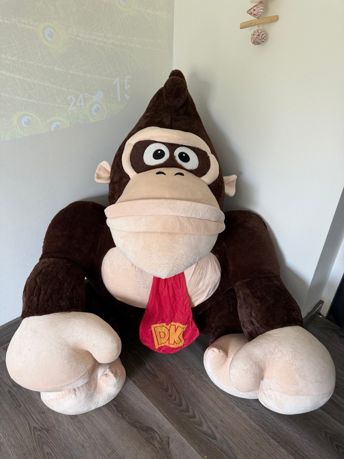 Xxl Grote Donkey Kong Knuffel - Zo goed als nieuw, Overige karakters, Ophalen of Verzenden, Zo goed als nieuw, Nintendo