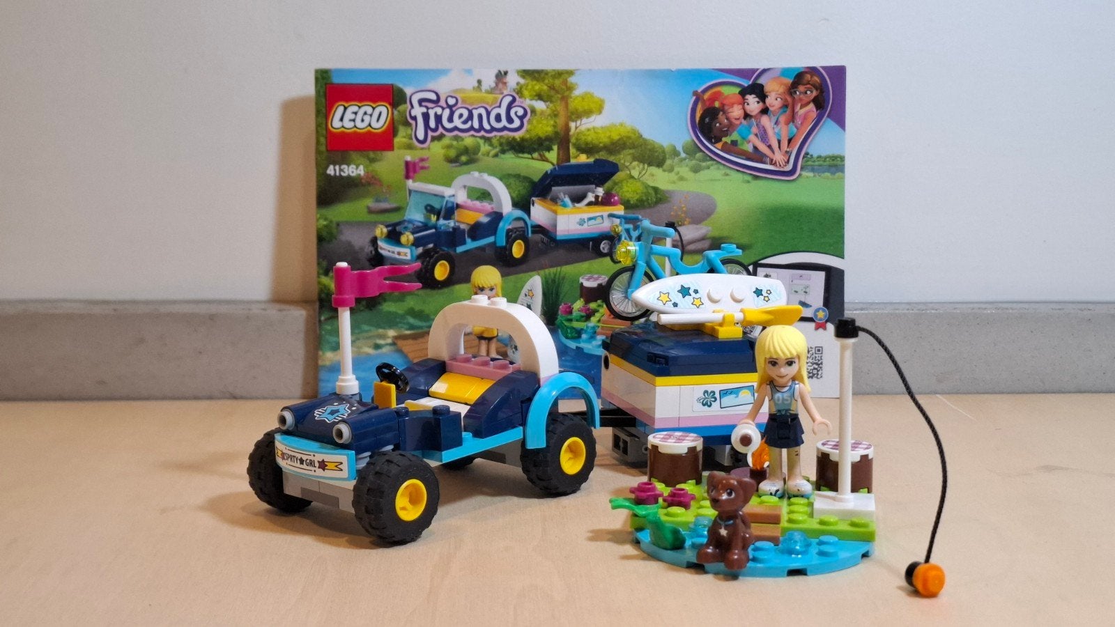 lego friends Stephanie's buggy en aanhanger, Ophalen, Zo goed als nieuw