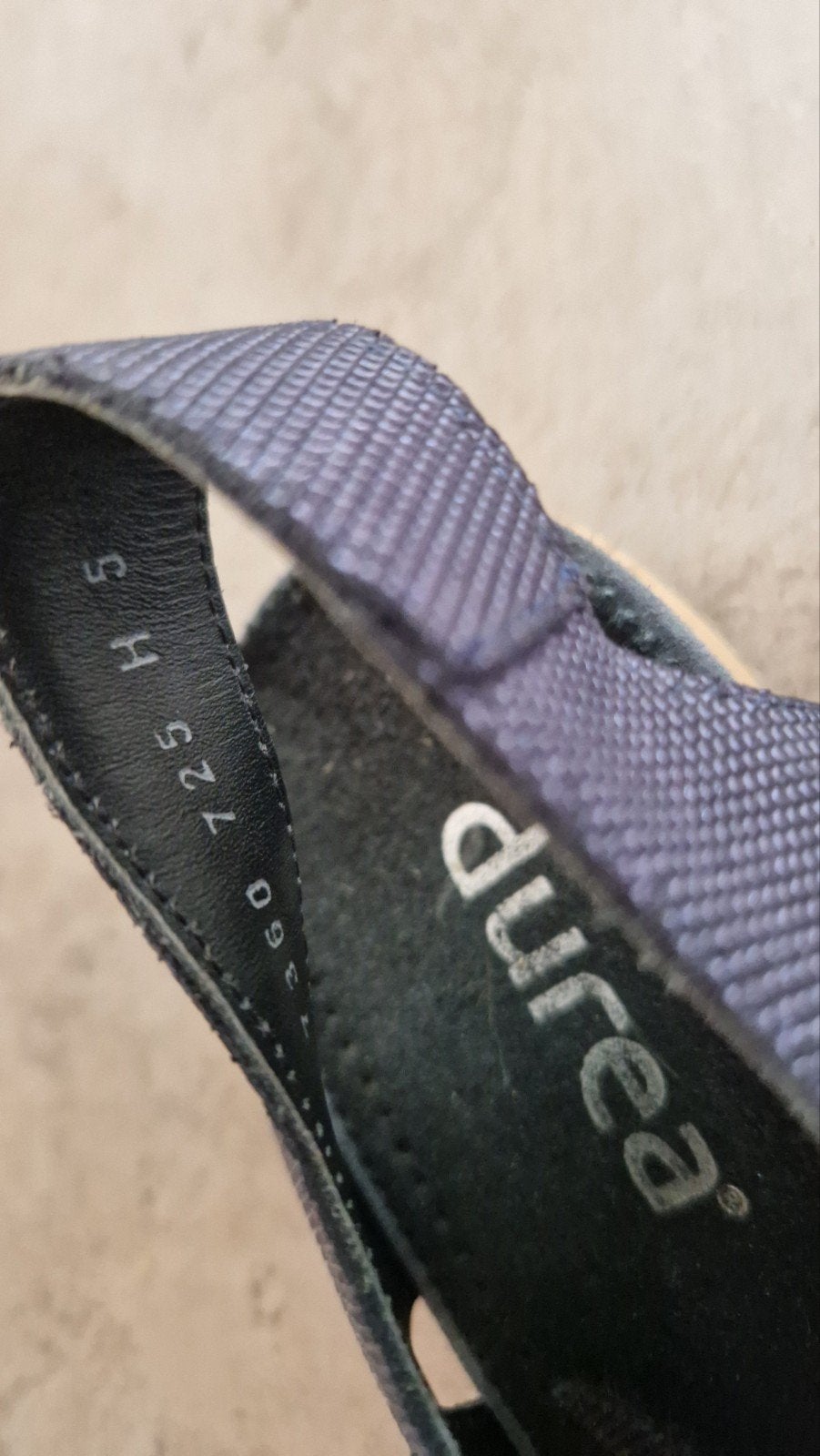 Durea sandalen 38 H, Kleding | Dames, Schoenen, Durea, Blauw, Zo goed als nieuw, Sandalen of Muiltjes