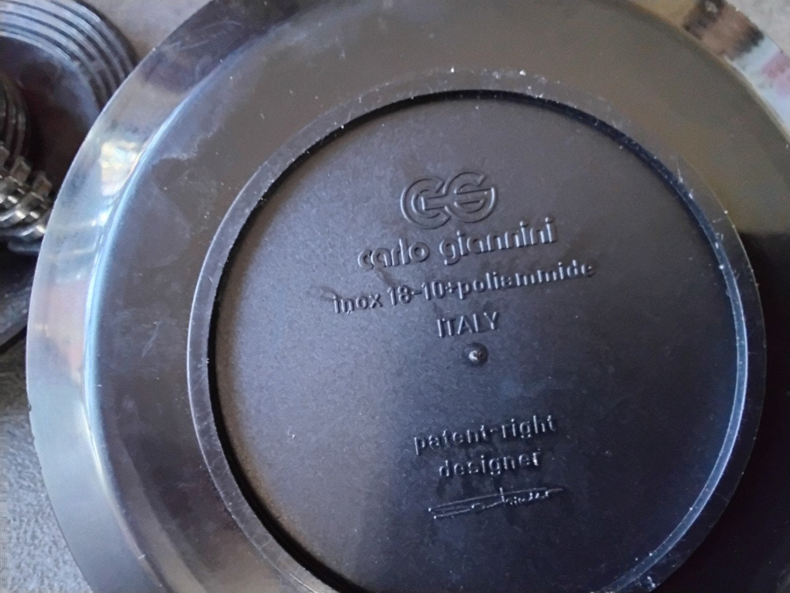 Carlo Giannini Inox 18-10 Polyamide Espresso Kopjes, Ophalen of Verzenden