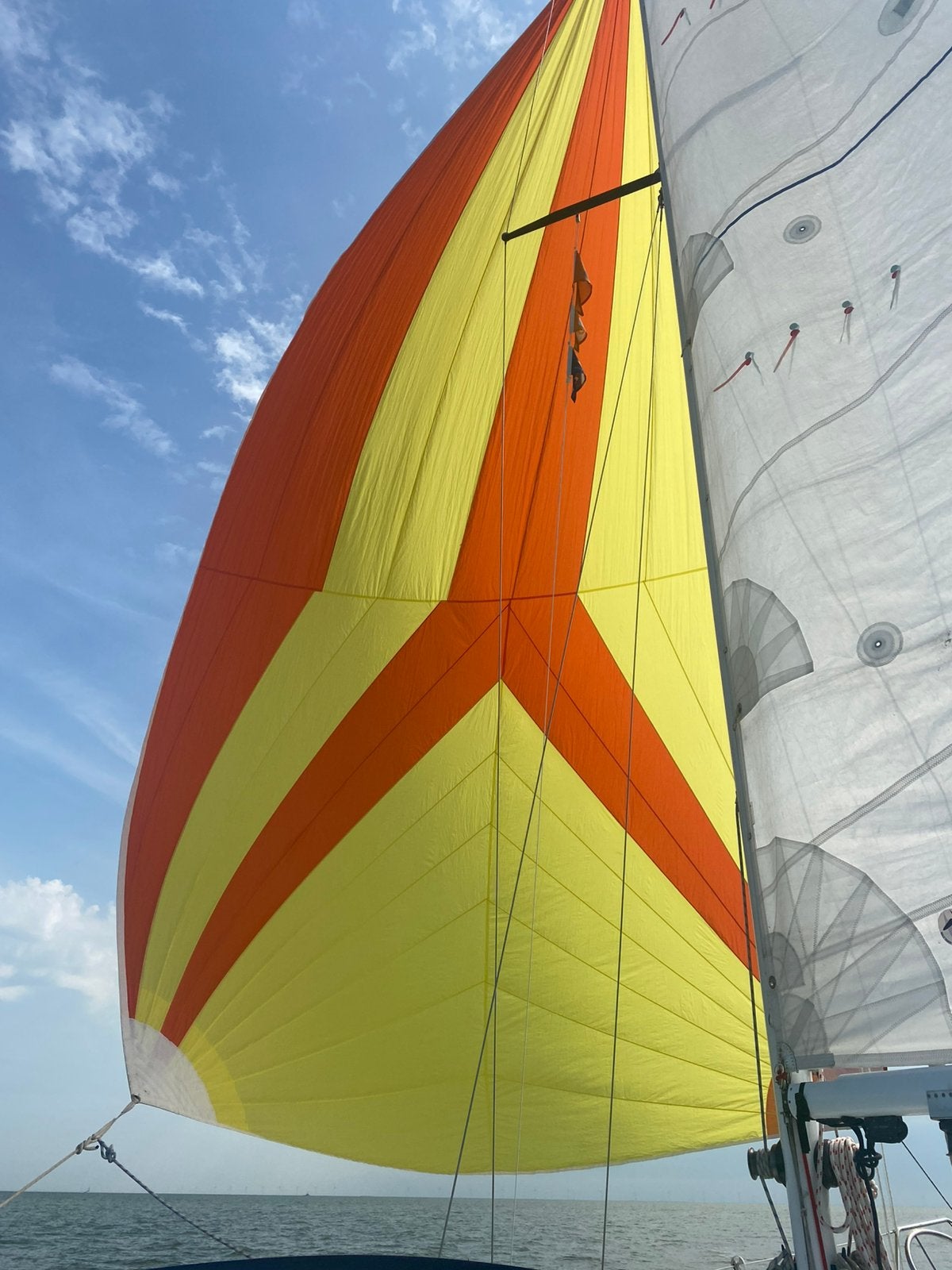 Gennaker voor 31 voets zeilboot, Watersport en Boten, Ophalen of Verzenden, Zo goed als nieuw, Spinnaker, 60 m² of meer