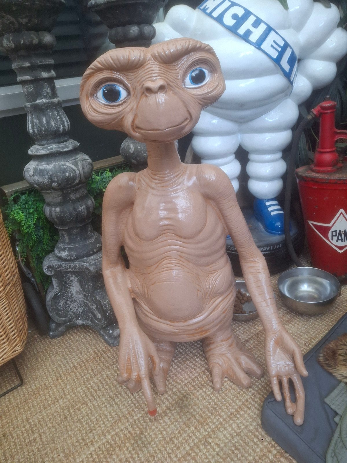 E.T. Extra Terrestrial levensgroot XXL polystone beeld 95cm, Ophalen, Gebruikt, Onbekend, Onbekend