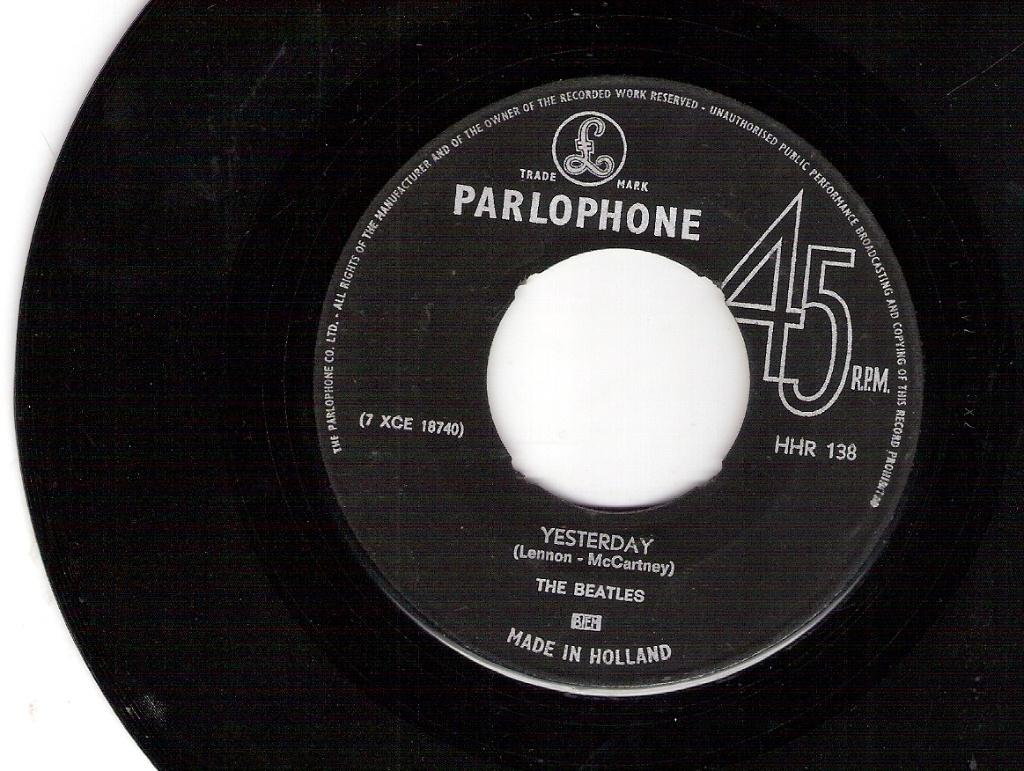 Beatles -Yesterday & Dizzy Miss Lizzy 1965 ook VERZENDEN, Cd's en Dvd's, Vinyl Singles, Ophalen, Gebruikt, Pop