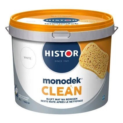 Histor Monodek Clean RAL 9010 (nieuw, zie beschrijving), Ophalen, 5 tot 10 liter, Wit, Nieuw