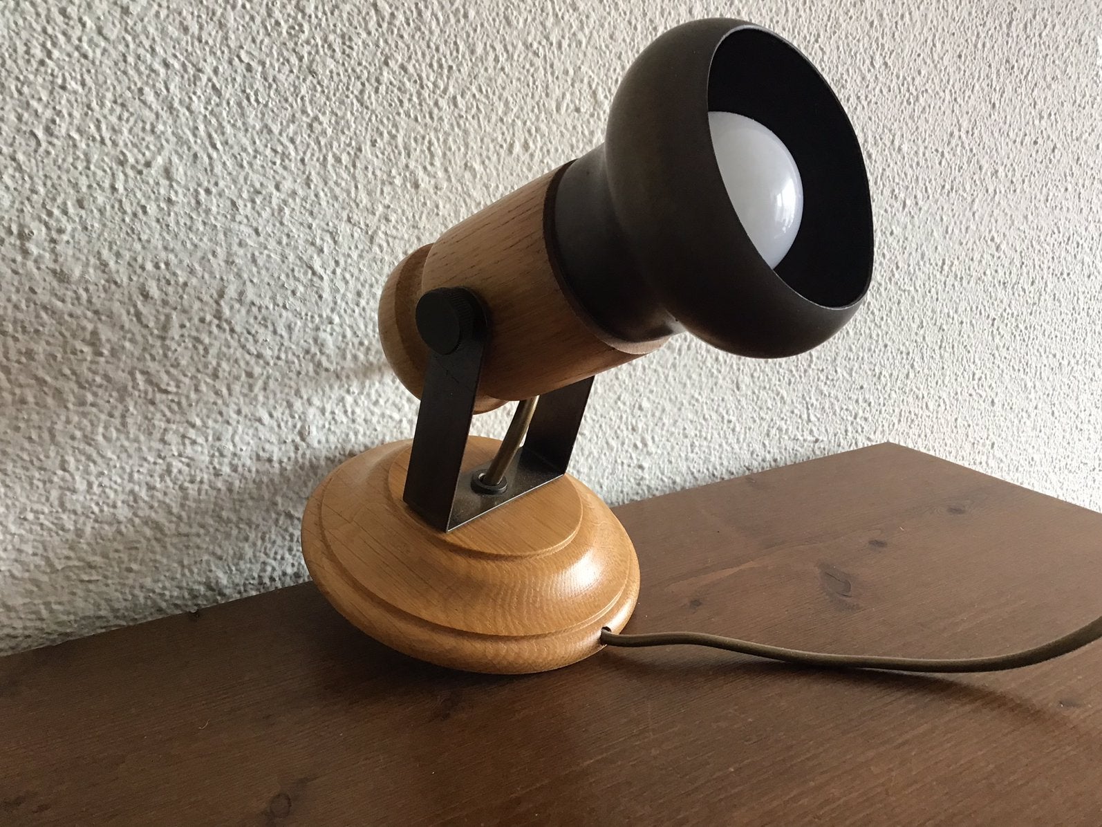 Eiken wandspotje, Huis en Inrichting, Ophalen, Zo goed als nieuw