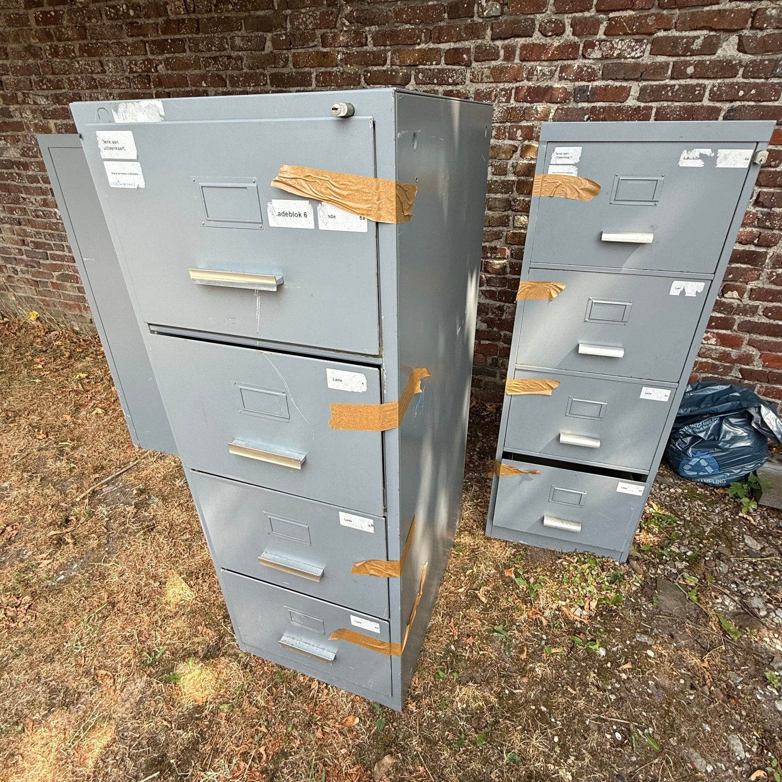 3 Archiefkasten - 130x47x72 cm, Ophalen, Minder dan 50 cm, Gebruikt, 100 tot 150 cm