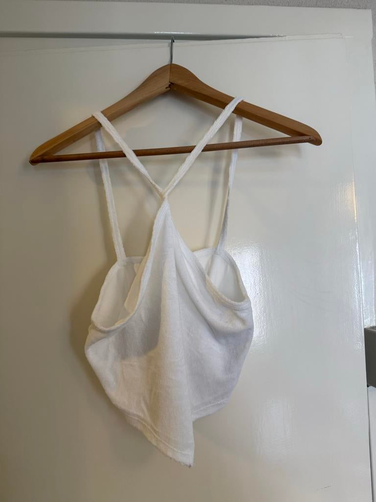 Witte badstof haltertop New Yorker maat M, Kleding | Dames, Maat 38/40 (M), Wit, Ophalen of Verzenden, Zo goed als nieuw