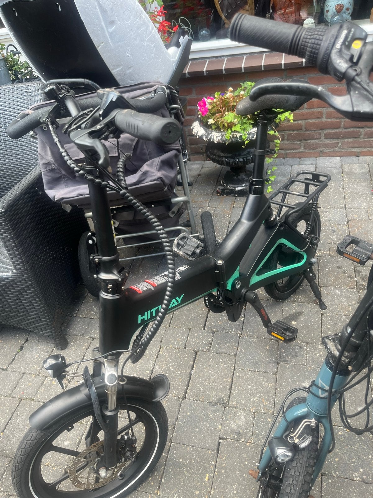Nieuwe electrische fietsen vouw met roetschade, 20 inch of meer, Nieuw, Totaal opvouwbaar, Ophalen
