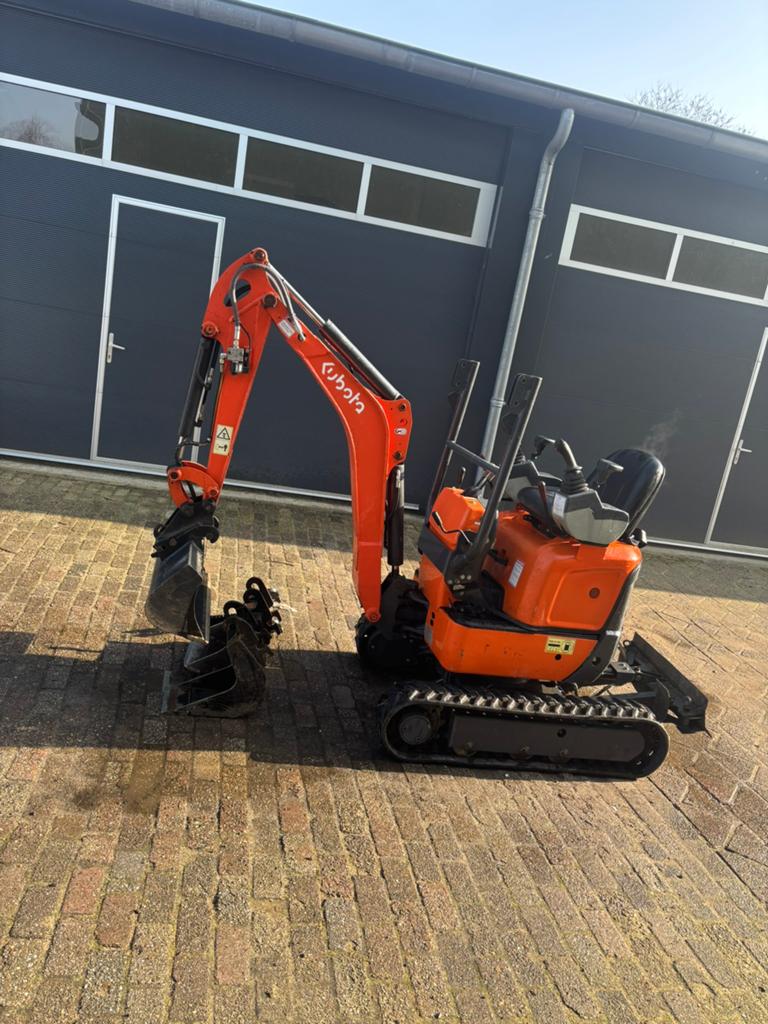 Minigraver 1 tons, Ophalen, Graafmachine