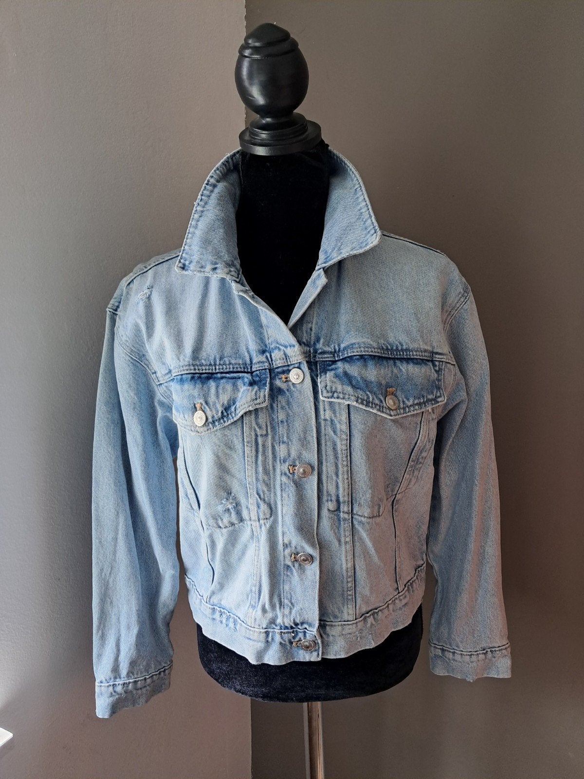 Spijkerjas Zara maat:164, Kinderen en Baby's, Kinderkleding | Maat 164, Meisje, Ophalen of Verzenden, Zo goed als nieuw, Zara girls