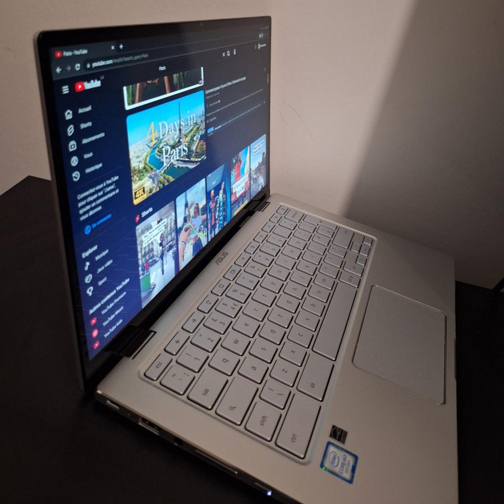 ASUS Chromebook Flip C434T Touchscreen 14” i5 / 8GB RAM / 12, 2 tot 3 Ghz, Ophalen of Verzenden, Zo goed als nieuw, 14 inch