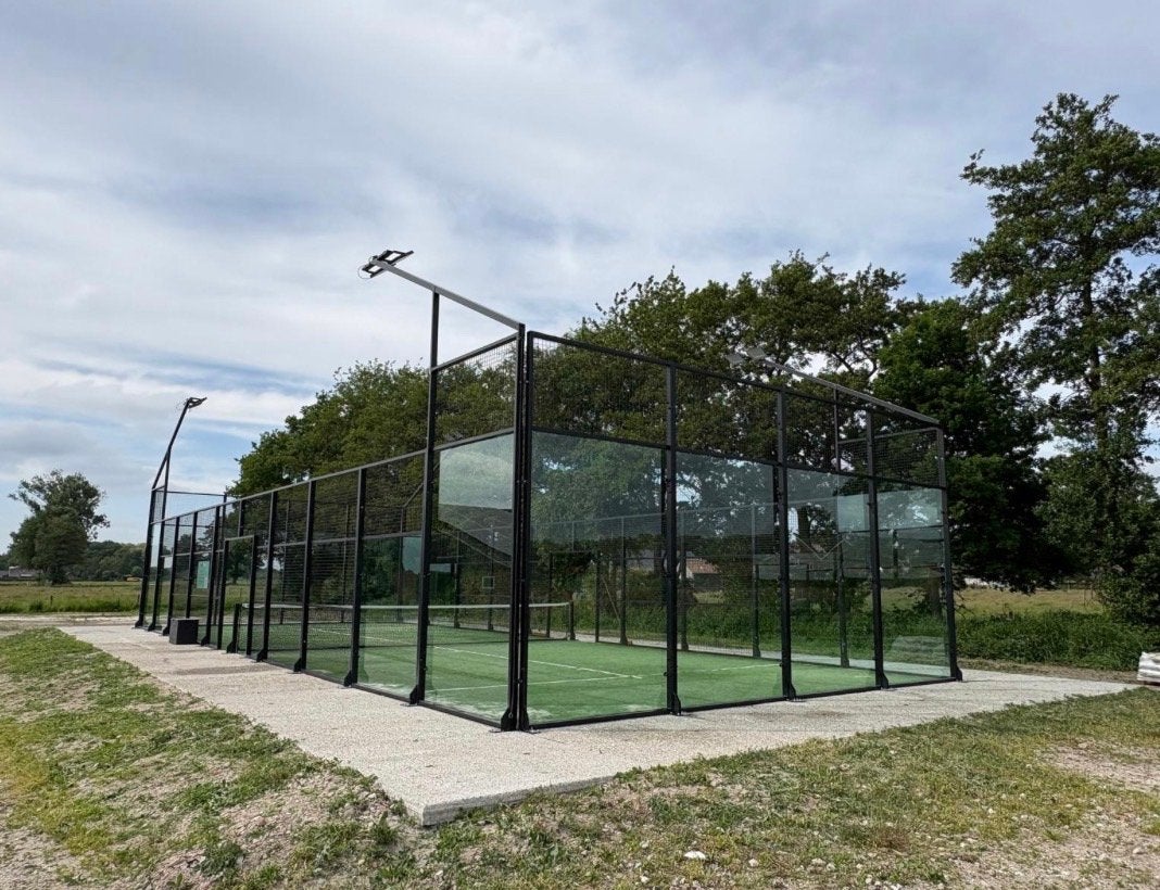 Complete Padelbaan te koop, 5 jaar oud, gedemonteerd, Ophalen of Verzenden, Gebruikt