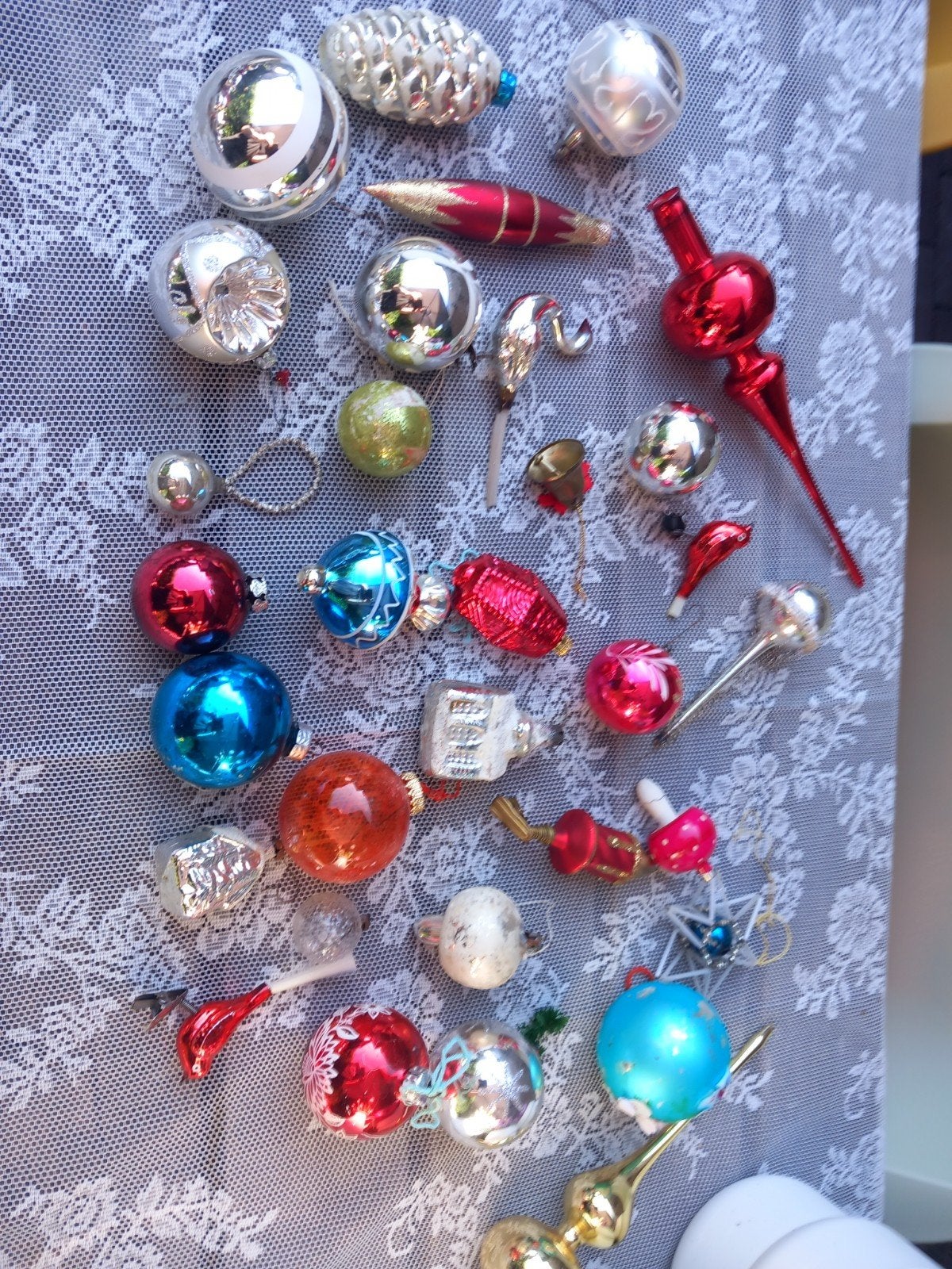 antieke kerstballen kerst kerstversiering, Diversen, Ophalen