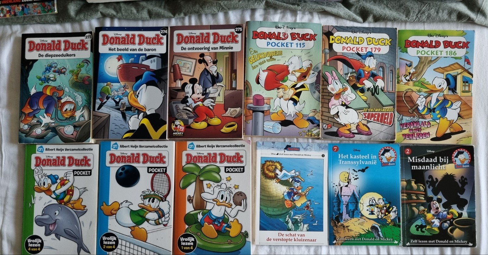Grote collectie Donald Duck en andere stripboeken, Boeken, Complete serie of reeks, Ophalen, Gelezen