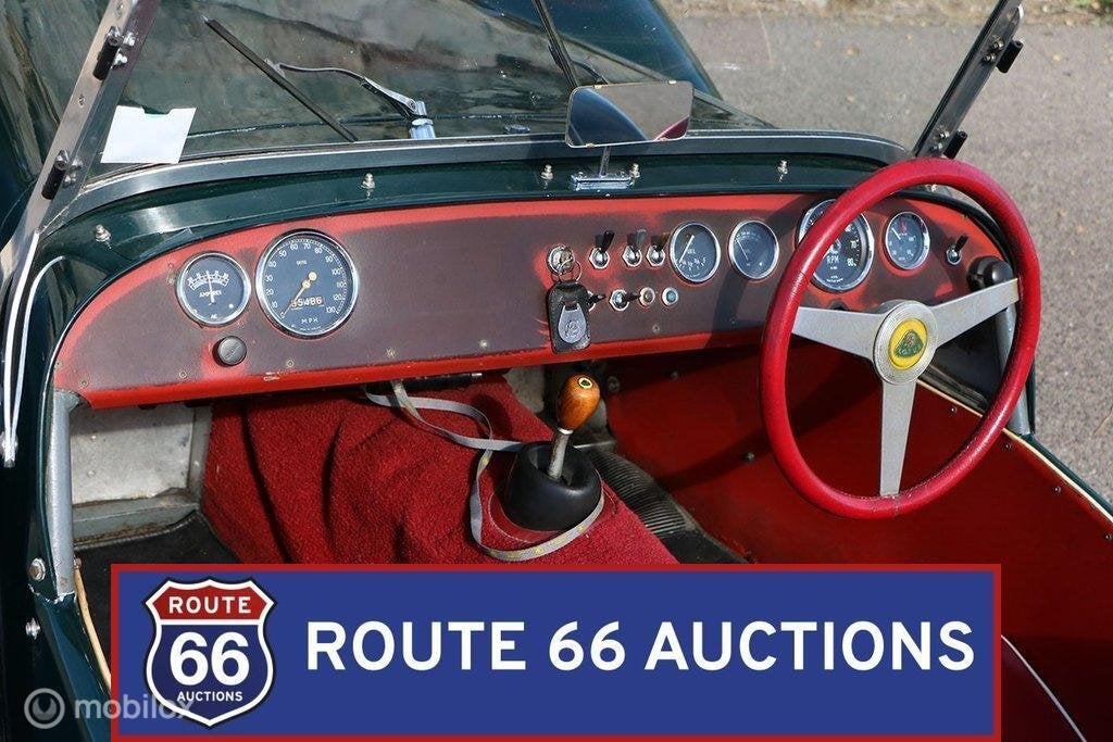 Lotus Seven S2 | 1962 | Route 66 Auctions, Overige carrosserieën, Zwart, Bedrijf, Handgeschakeld