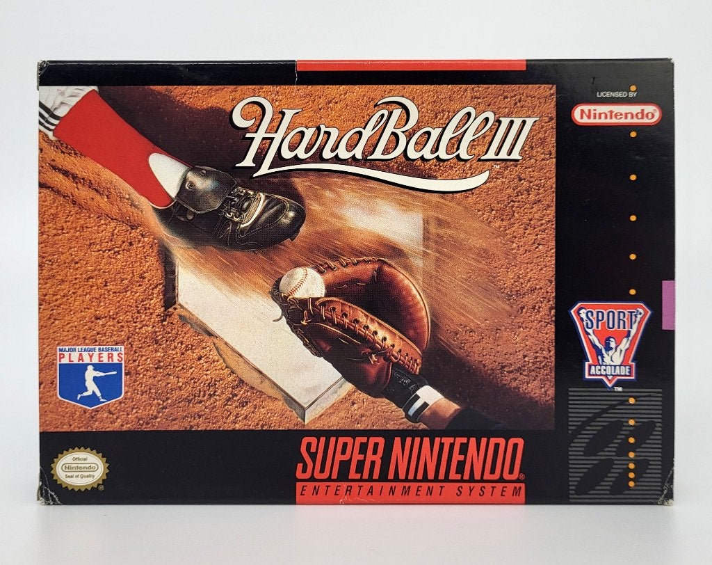 HardBall III - Super Nintendo SNES - Boxed, No Manual - USA, Gebruikt, Verzenden, 2 spelers, Nvt