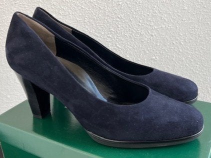 NIEUW Paul Green basic pumps 2891-426 blauw suede leer hak, Pumps, Nieuw, Paul Green, Verzenden