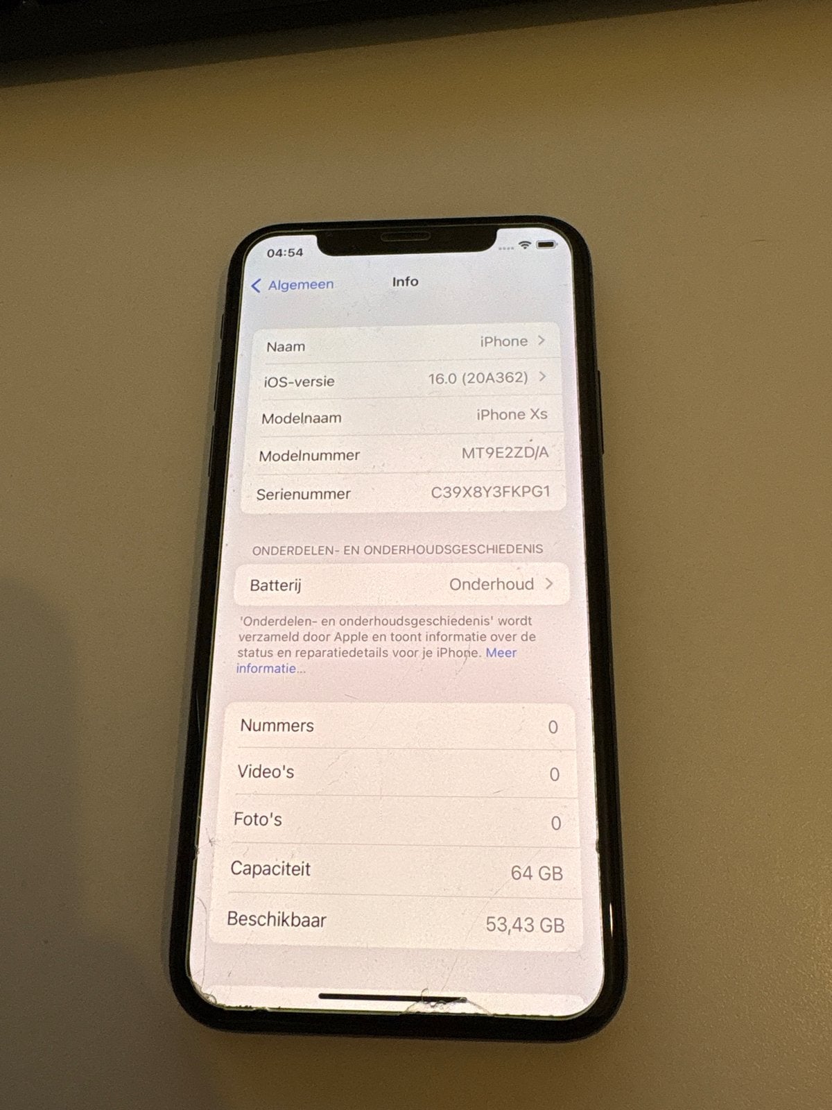 iPhone XS 64GB Zwart - Goede staat, Telecommunicatie, Mobiele telefoons | Apple iPhone, Gebruikt, Zwart, IPhone XS, Ophalen of Verzenden