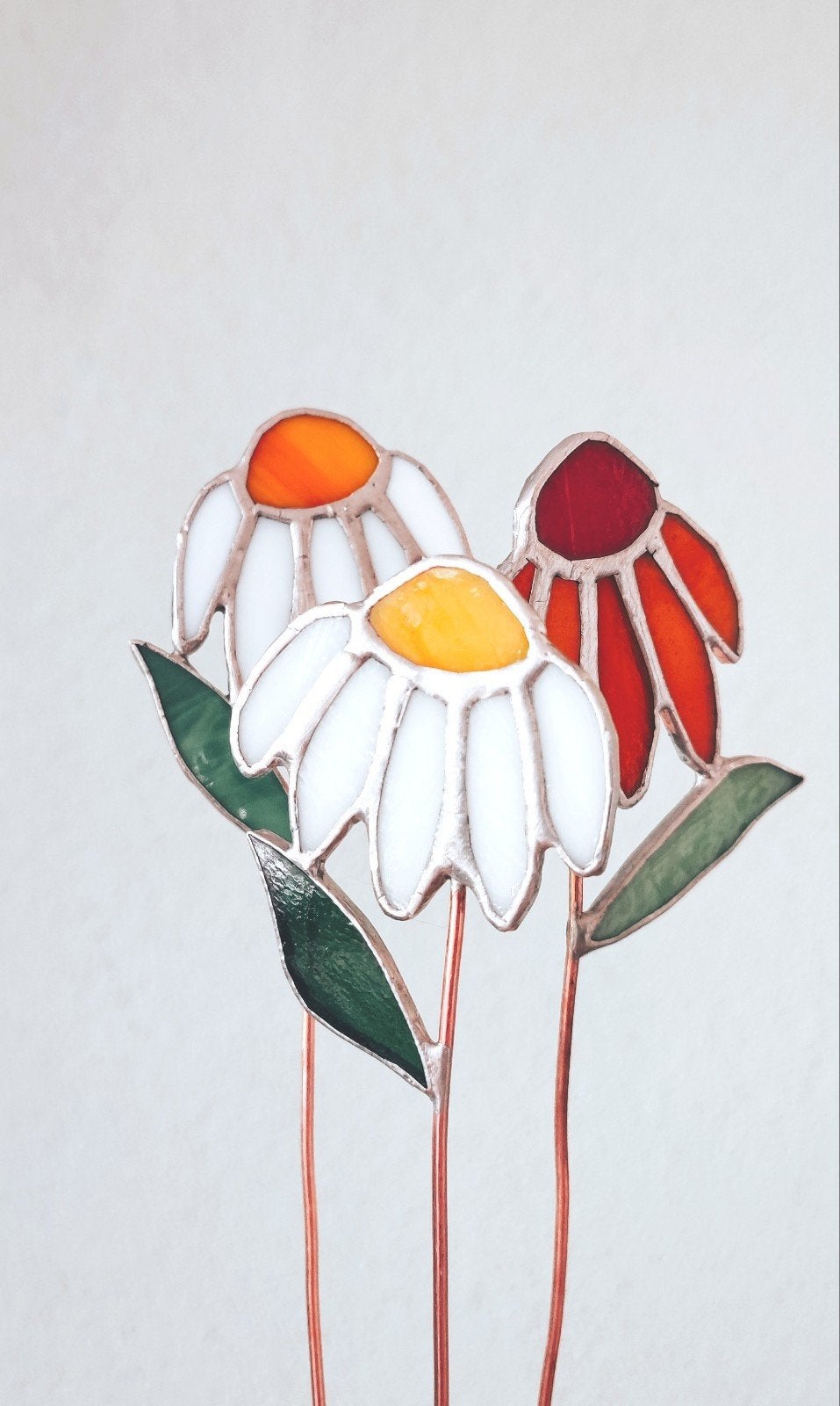 Tiffany Bloemen, Glas-in-Lood, Ophalen of Verzenden