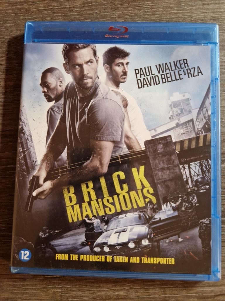 Brick Mansions (2014) blu-ray, Ophalen of Verzenden, Zo goed als nieuw, Actie
