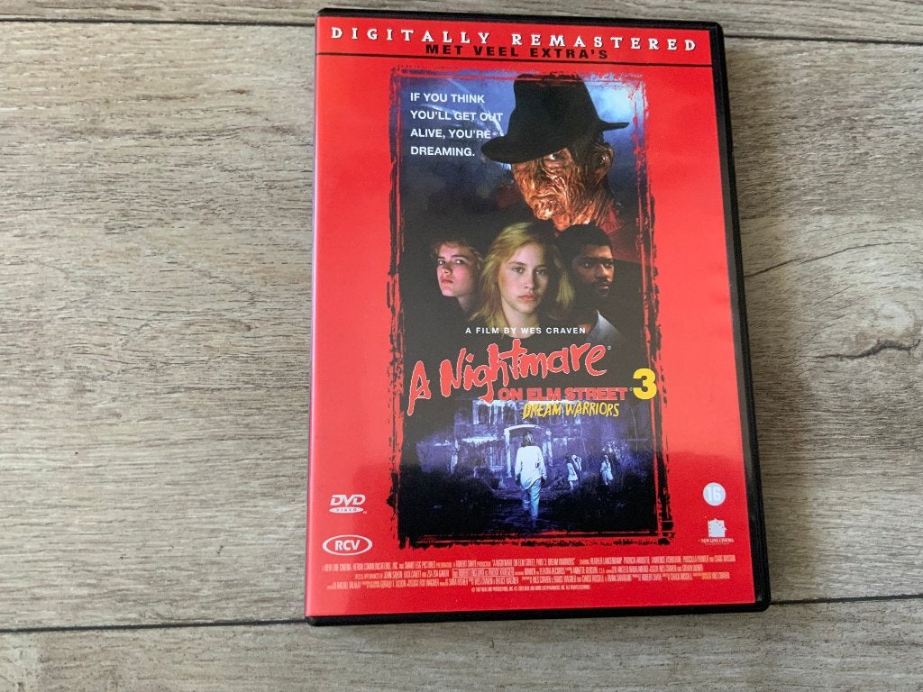 DVD - A Nightmare on Elm Street 3, Vanaf 16 jaar, Ophalen of Verzenden, Zo goed als nieuw, Slasher