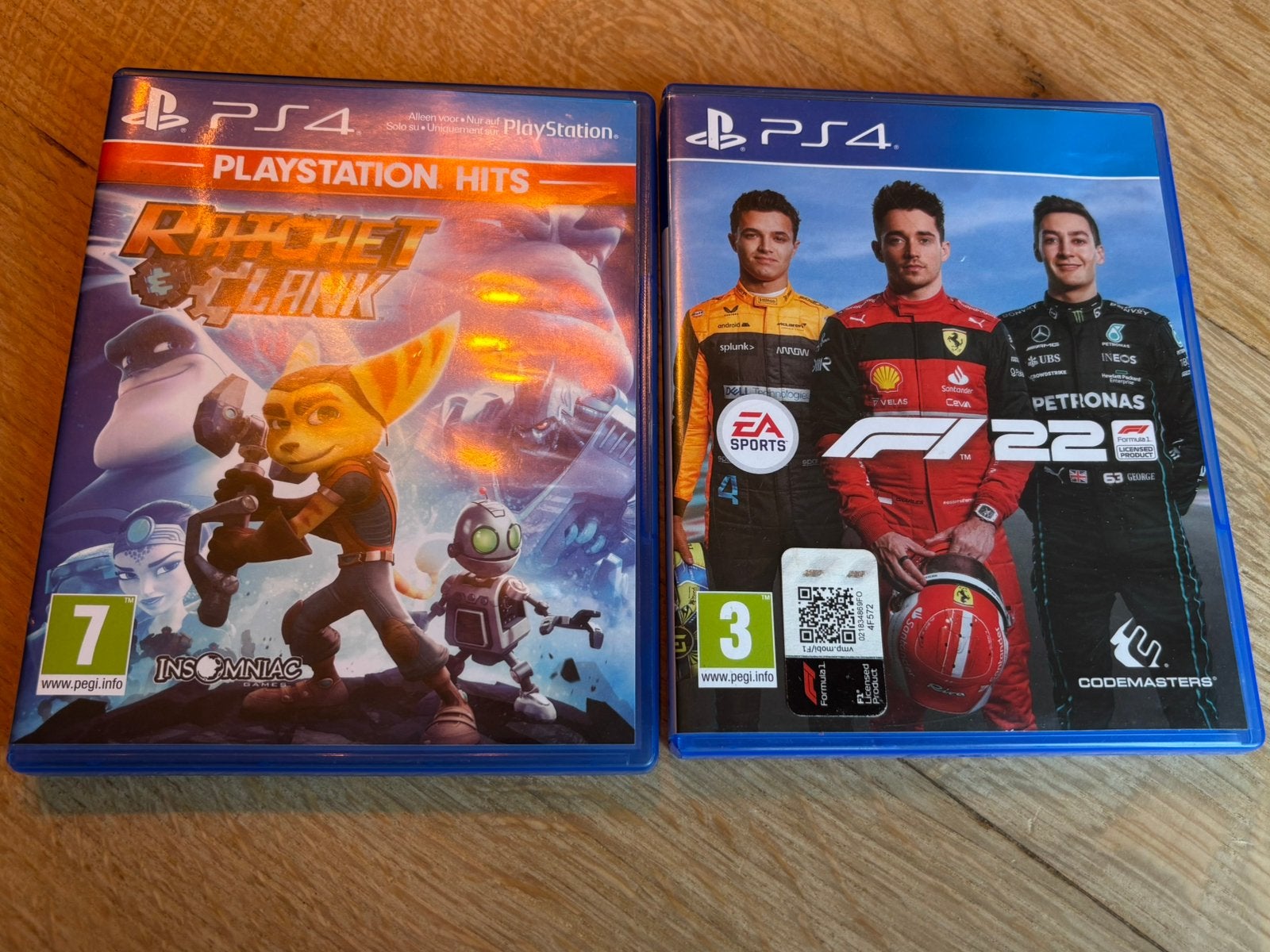 Ps4 F1 2022 en Ratchet & Clank samen €20, Spelcomputers en Games, Avontuur en Actie, Gebruikt, 1 speler, Ophalen of Verzenden