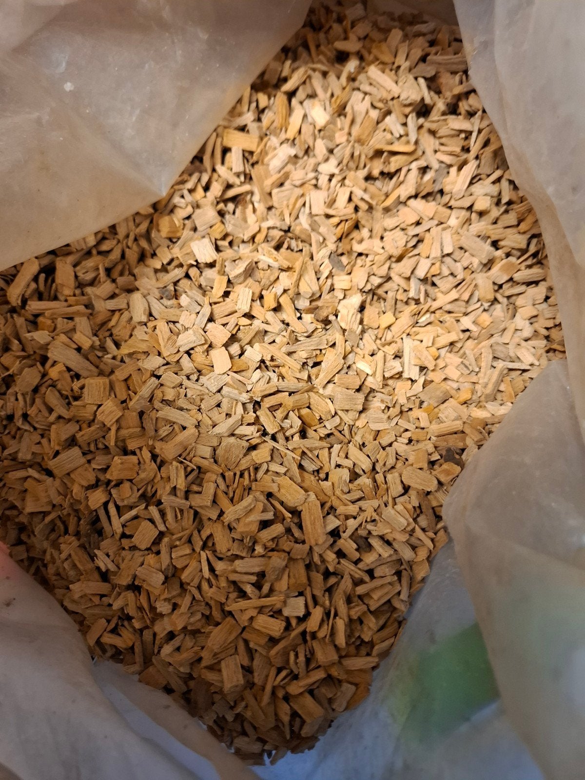 Houtsnippers bodembedekker knaagdier hok. +/- 0,3kg, Ophalen of Verzenden