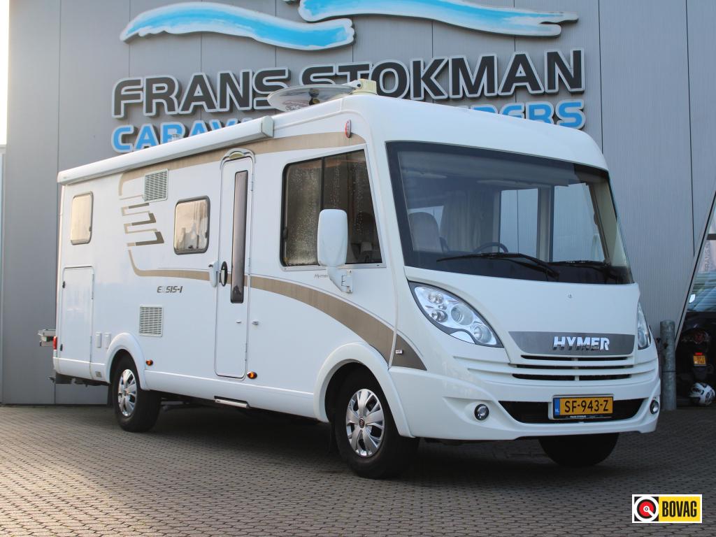 Hymer Exsis-I 588 Automaat E&P levelsysteem Enkele b, Caravans en Kamperen, Campers, Koelkast, Ringverwarming, Fiat, Luifel