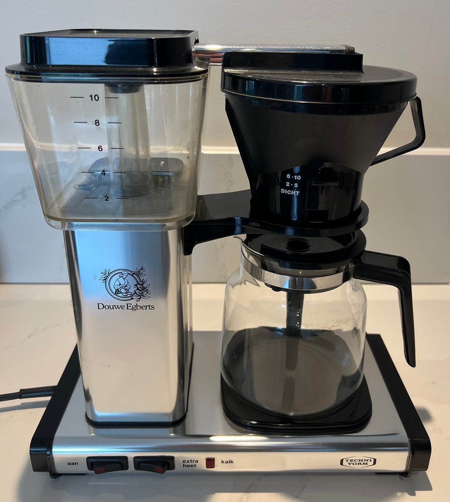 Douwe Egberts Koffiezetapparaat Vintage, Ophalen, 10 kopjes of meer, Koffiemachine, Gemalen koffie