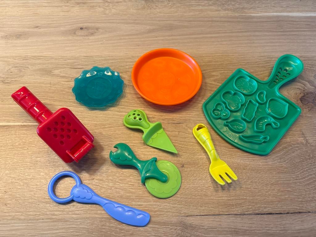 Play-Doh Pizza Party set, Ophalen of Verzenden, Zo goed als nieuw, Knutselen