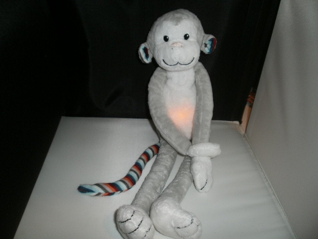 zazu aap met licht en muziek hart geluid grijs/wit gestreept, Overige merken, Overige karakters, Nieuw, Ophalen of Verzenden