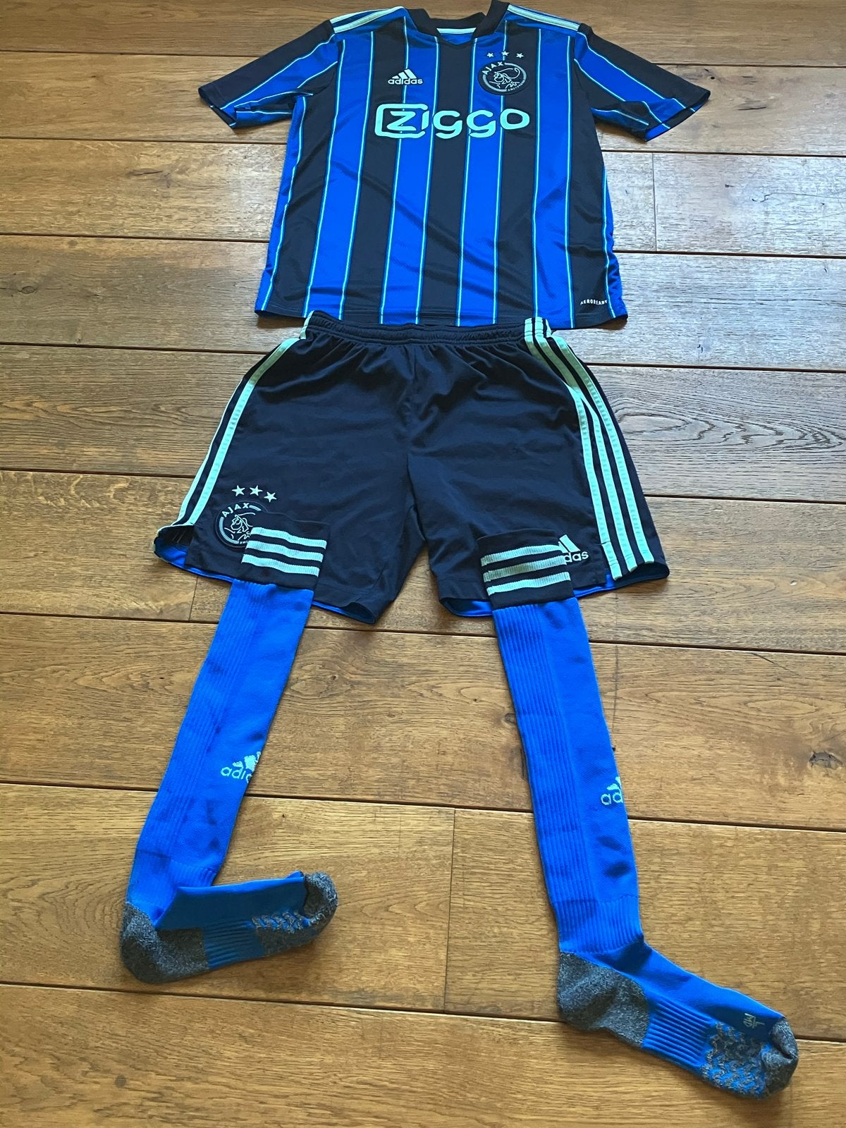 Ajax uit tenue 2022/2023 mt 176 - incl sokken, Maat XS of kleiner, Ophalen of Verzenden, Zo goed als nieuw