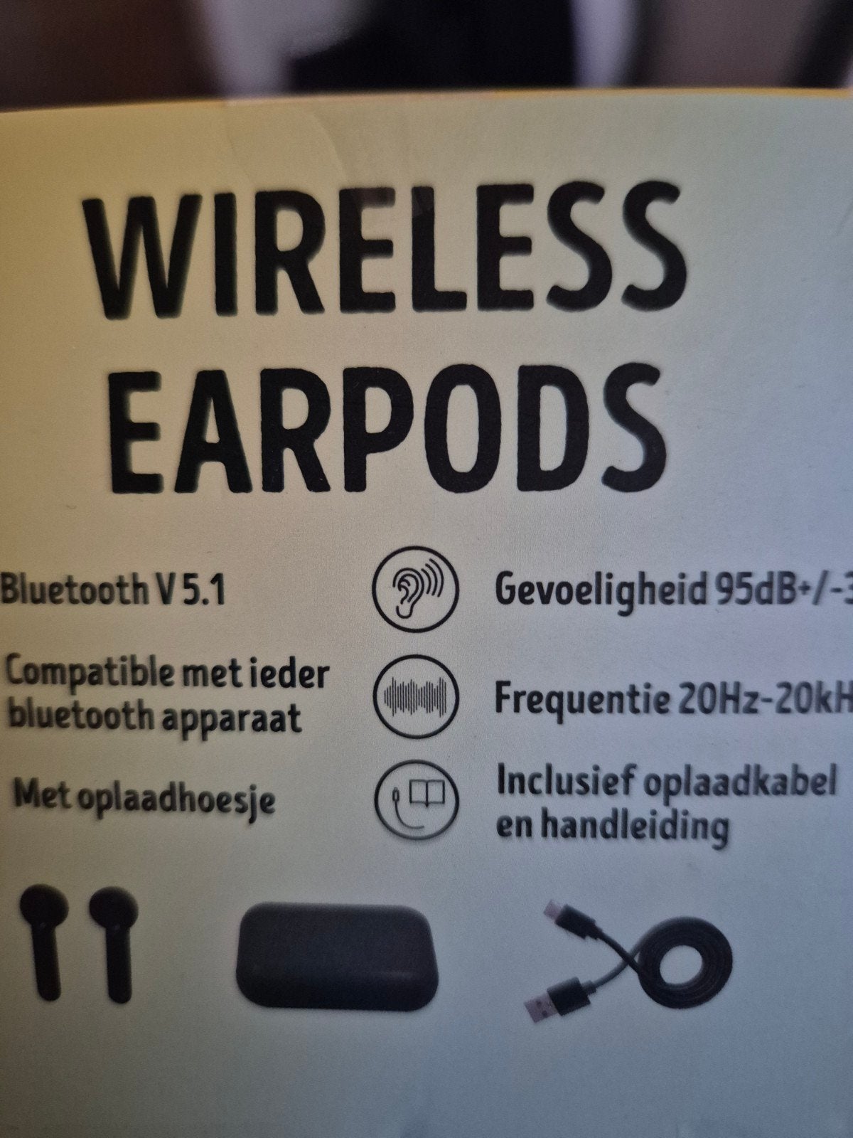 Draadloze Oordopjes - Bluetooth V5.1 met Oplaadcase, Audio, Tv en Foto, Koptelefoons, Overige merken, In-ear, Nieuw, Ophalen of Verzenden