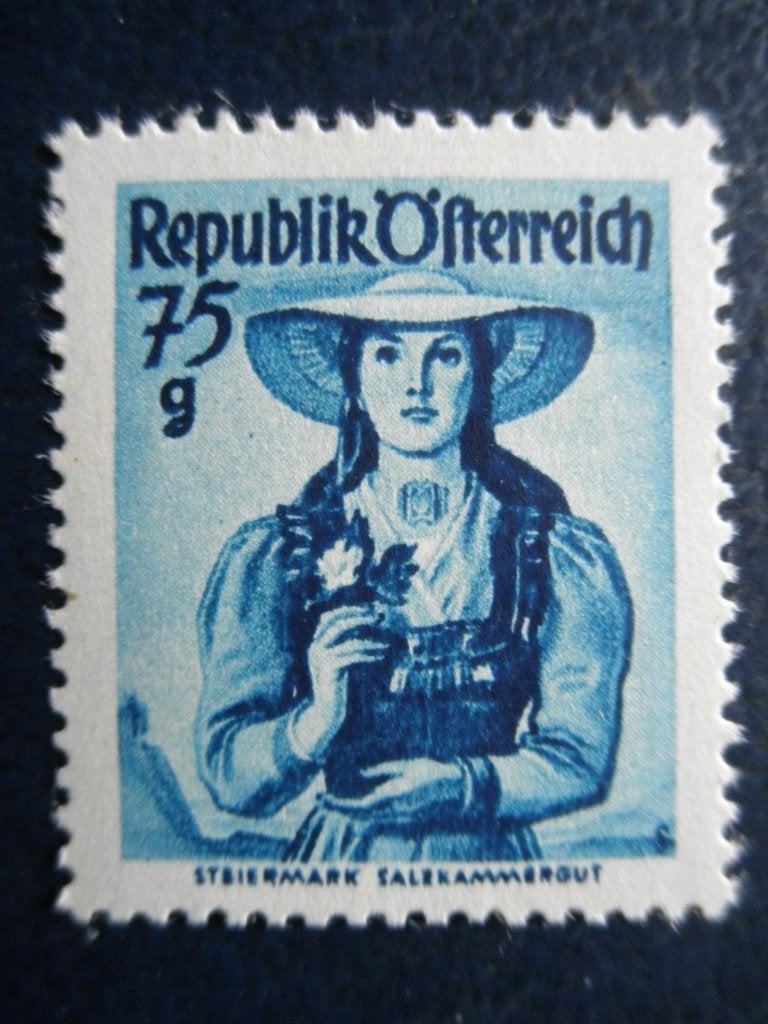 Postzegels Oostenrijk 1948 klederdracht nr 907 - cw 15,00 pf, Postzegels en Munten, Postzegels | Europa | Oostenrijk, Ophalen of Verzenden