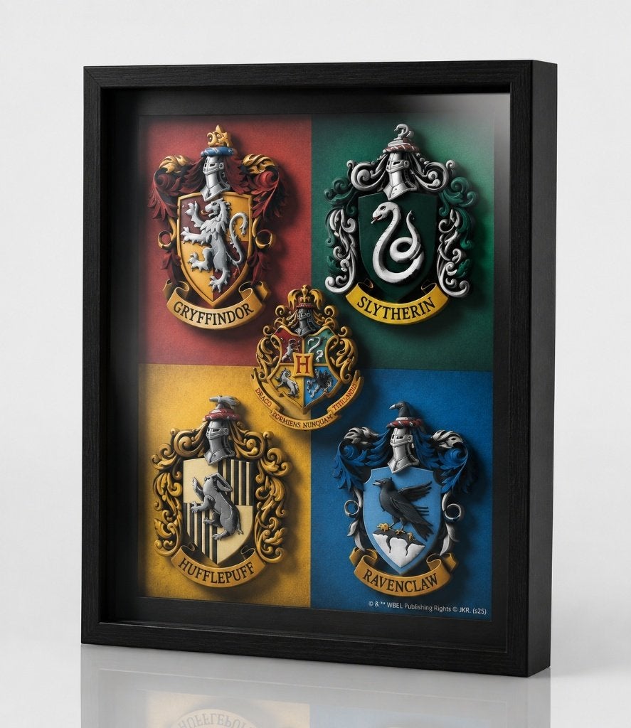 Partij 3-D afbeeldingen in lijst Harry Potter thema, NHP International, Overige typen, Ophalen of Verzenden, Info@nhp-international.com