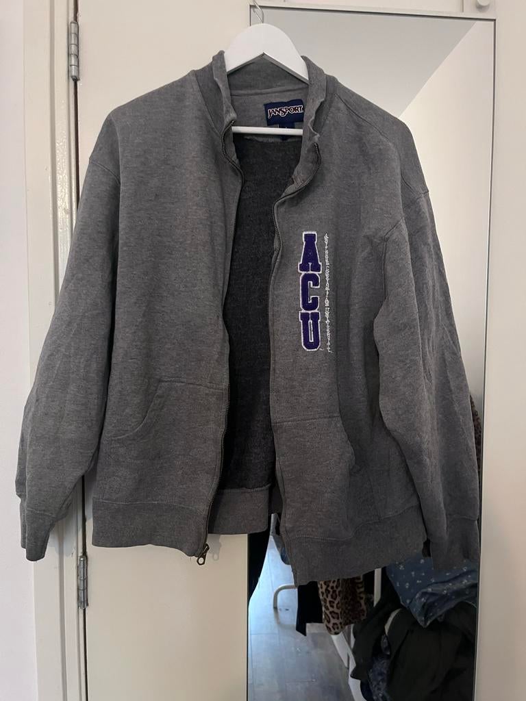 Jansport vintage college zipper met ACU - Maat L, Ophalen of Verzenden, Zo goed als nieuw