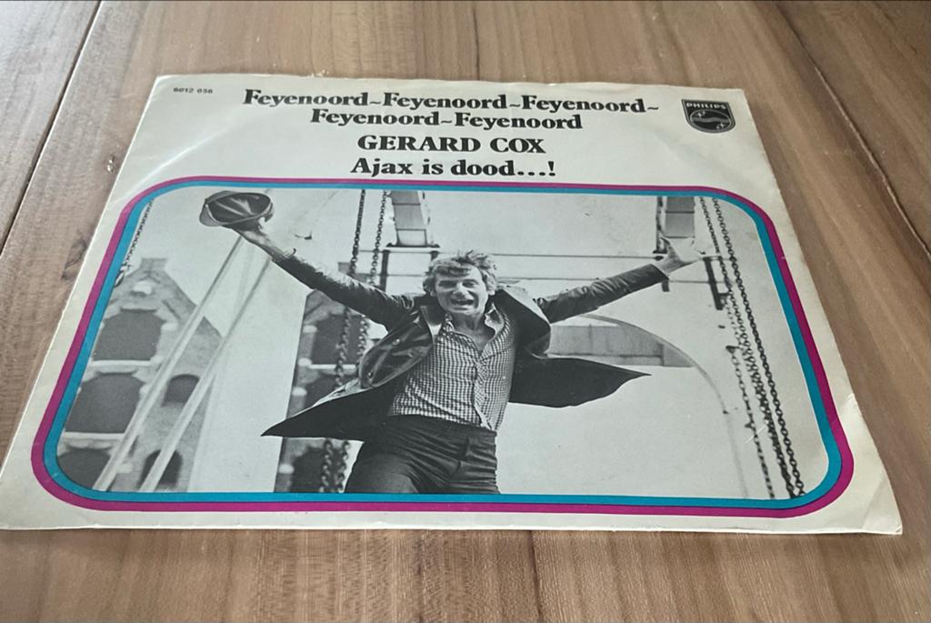 Gerard Cox - Feyenoord / Ajax is dood (45 toeren single), Gebruikt, 7 inch, Single, 1970 - 1979