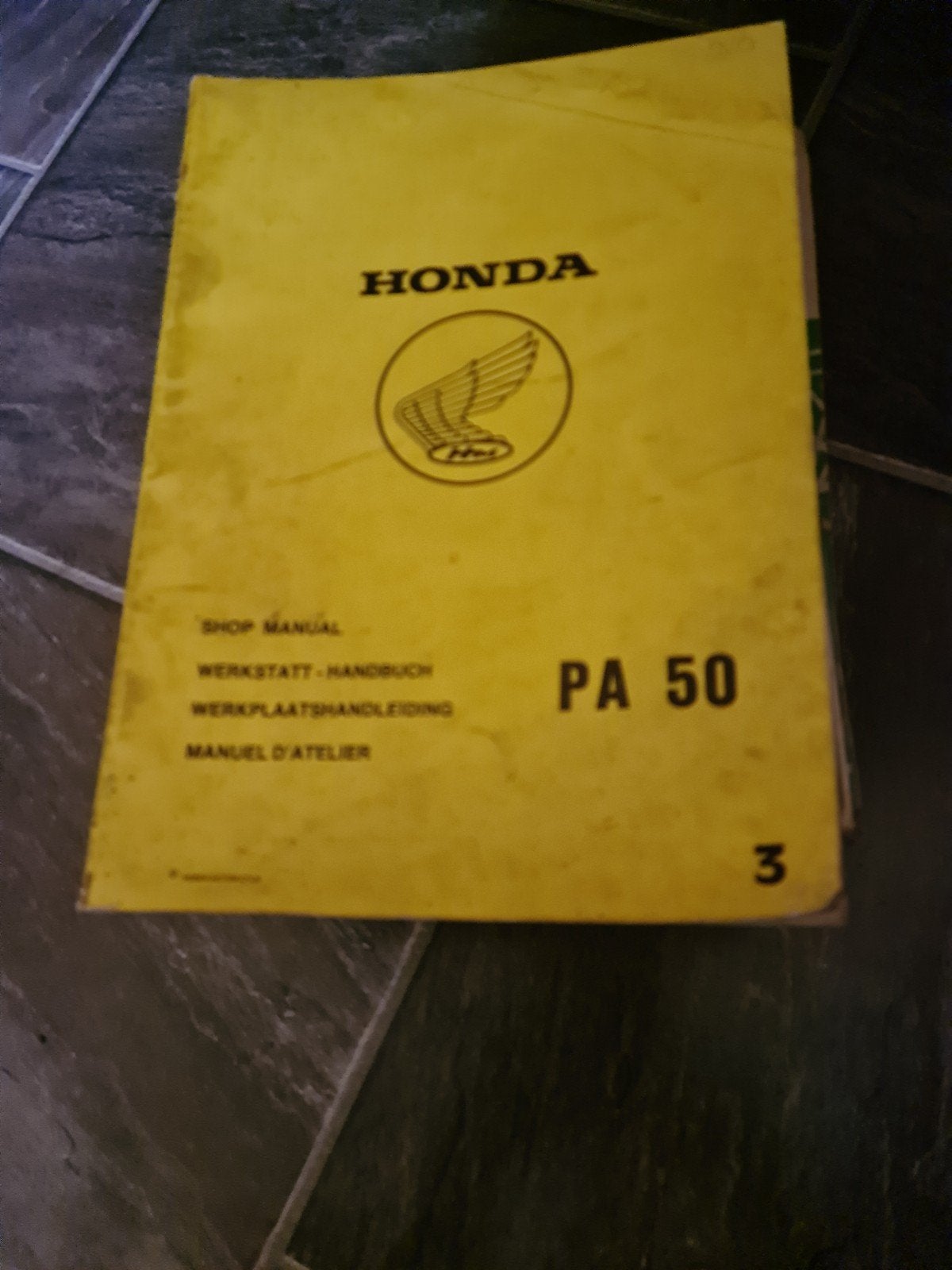 Honda PA 50 Werkplaatshandboek - Shop Manual, Ophalen of Verzenden, Honda